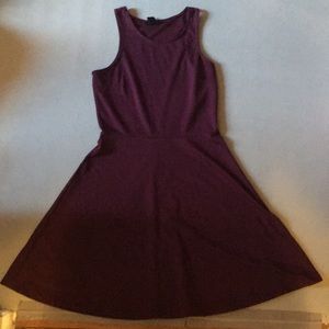 H&M // Wine Skater Dress